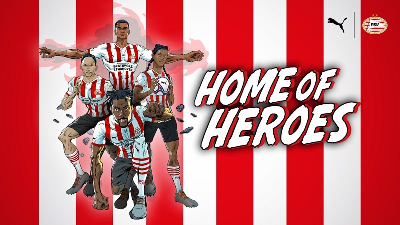 PSV home kit reveal film with music by Arjan Terpstra